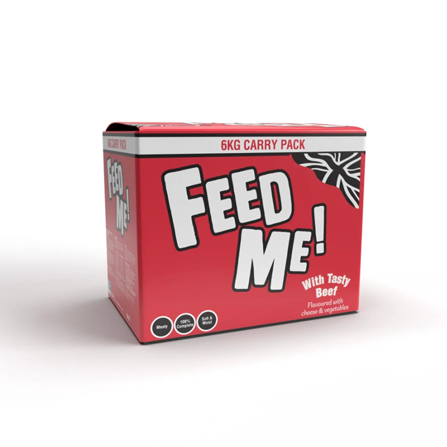 Stylish HiLife FEED ME Complete Adult Dry Dog Food Beef with Cheese Veg 6kg Safe