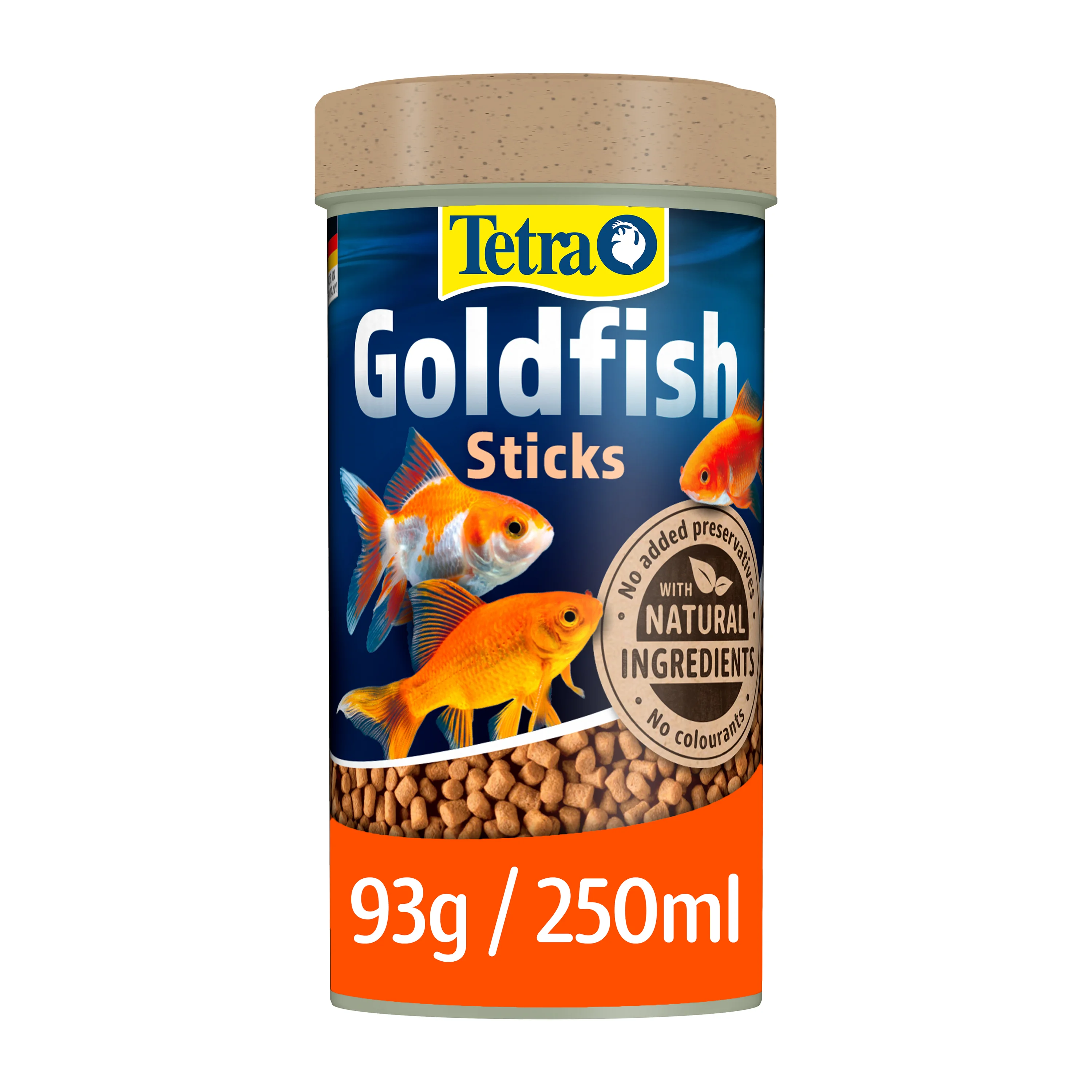 High-Performance Tetra Goldfish Sticks Coldwater Temperate Aquarium Fish Food 93g Consistent
