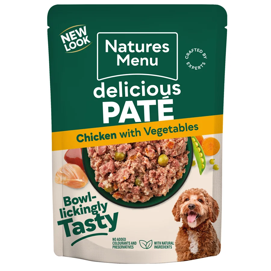 Elite Natures Menu Dog Pouch Chicken with Veg Rice 300g Optimized