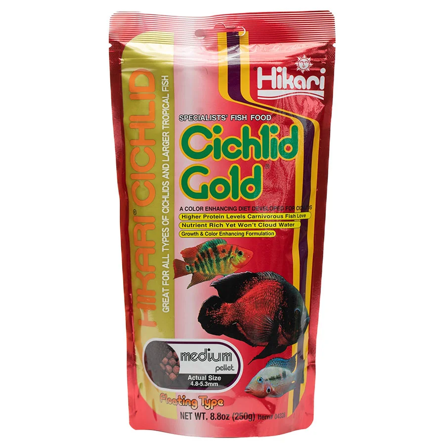 Fine Crafted Hikari Gold Cichlid Fish Food 250g Clean