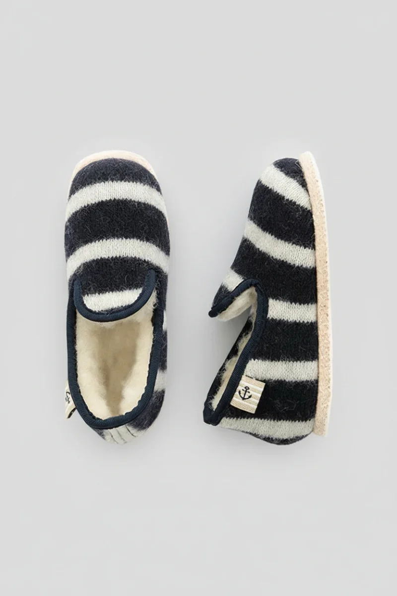 Sophisticated Chaussons rayés du 24 au 32 – laine Verified