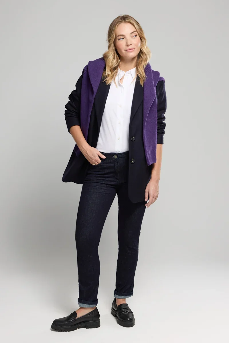 Convenient Jean 7 8 coupe slim – coton Sophisticated