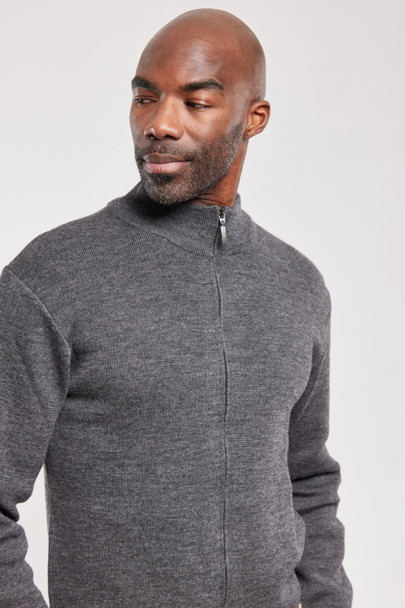 Contemporary Cardigan Plouescat – laine Original Design
