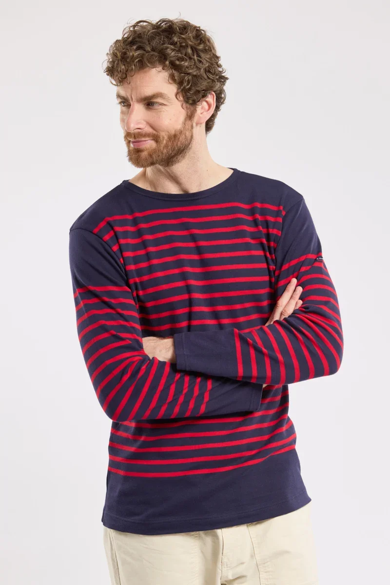 Casual Marinière Amiral – coton épais Enhanced