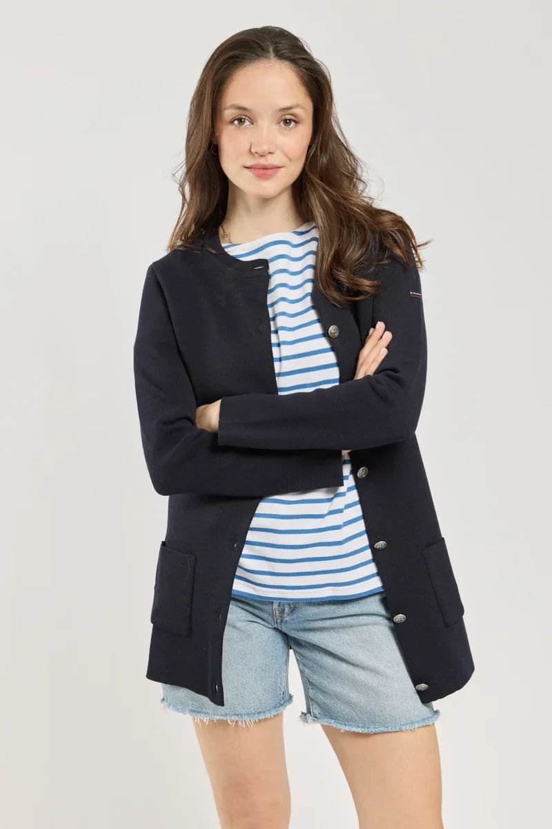 High-End Veste longue Mellac – maille milano Functional