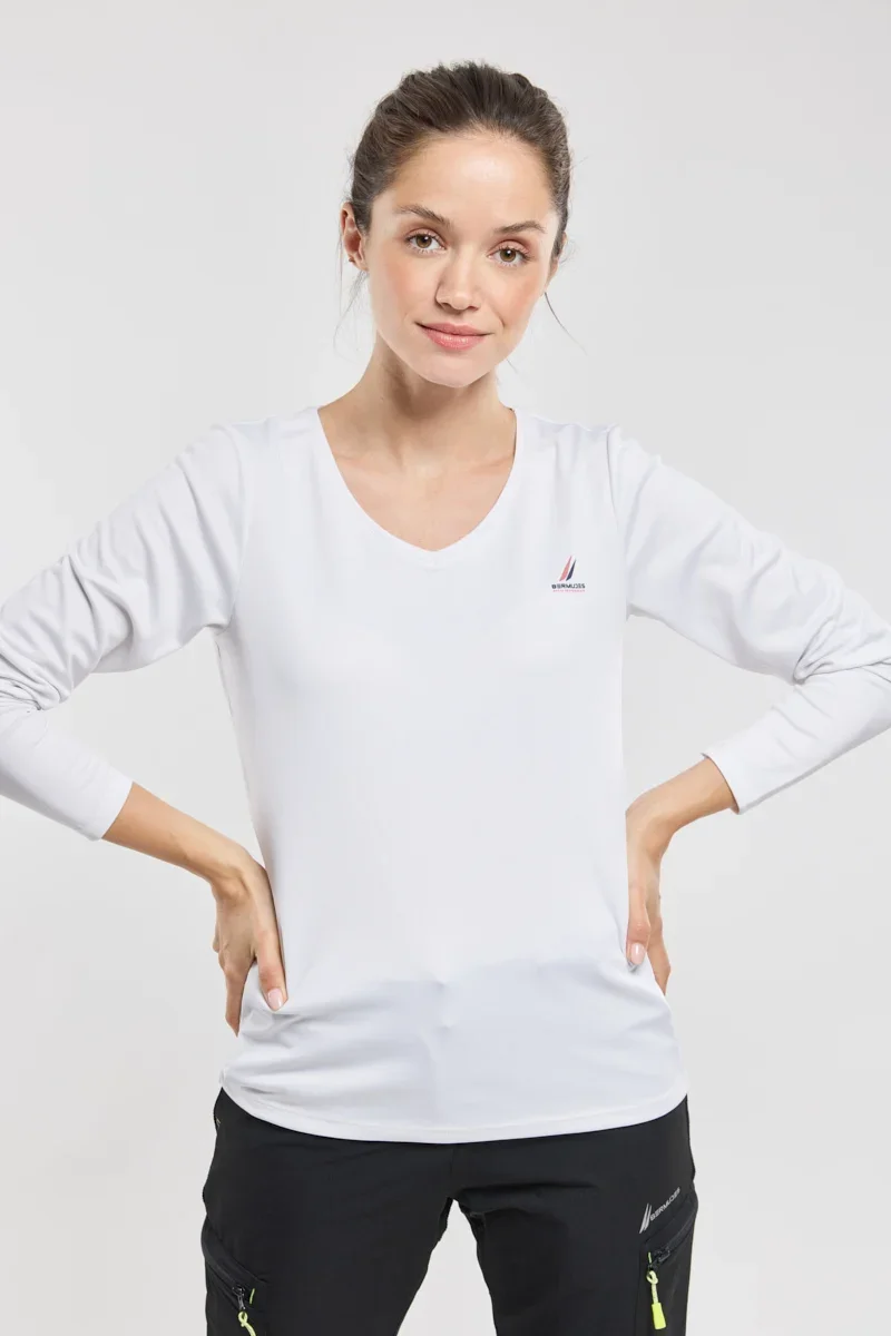 Natural T-shirt manches longues COLMAN – polyester recyclé Superior