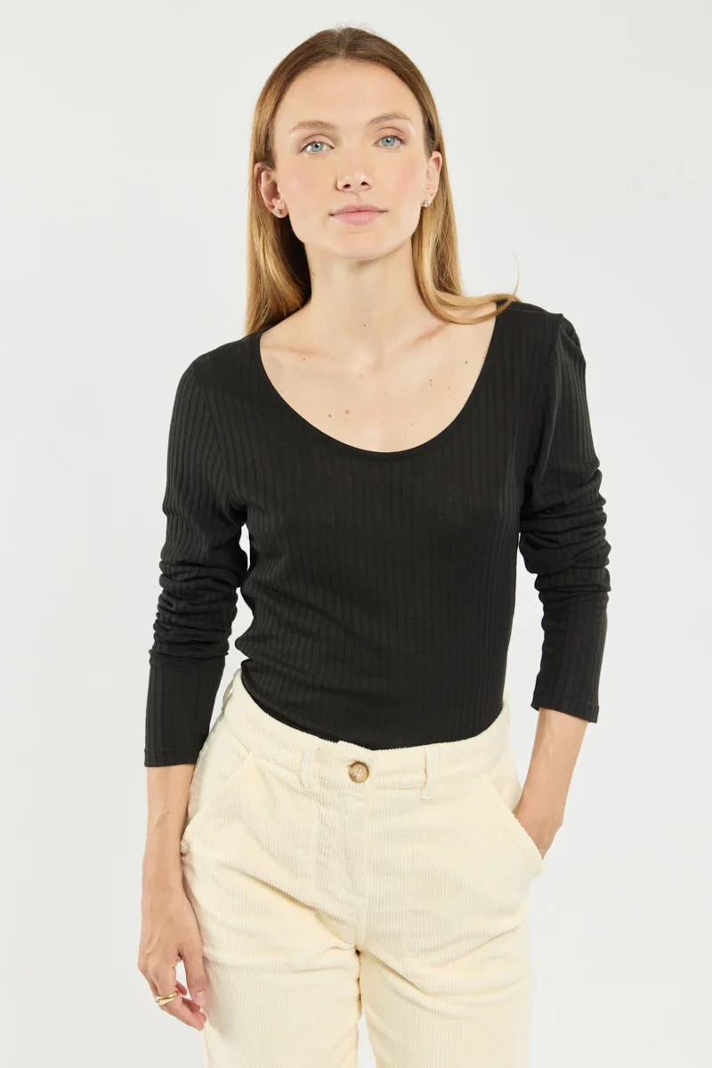 Long-Lasting T-shirt manches longues – Lyocell et coton Breathable