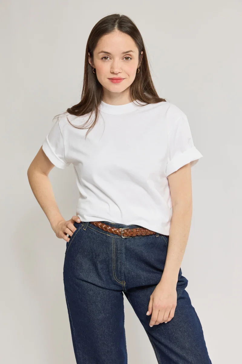Consistent T-shirt uni – coton épais Carefully Designed