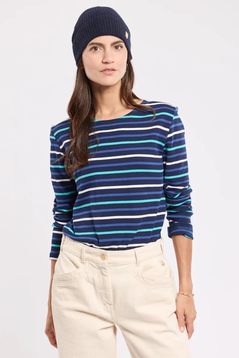 Easy-to-Use Marinière tricolore – coton épais Responsible