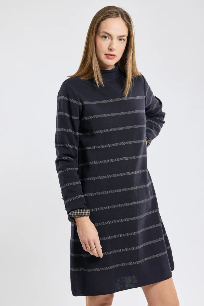 Elite Robe rayée – laine Prestigious