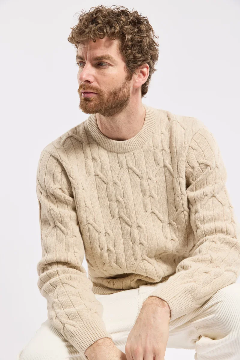 Modern Pull irlandais Heritage – laine Artisan
