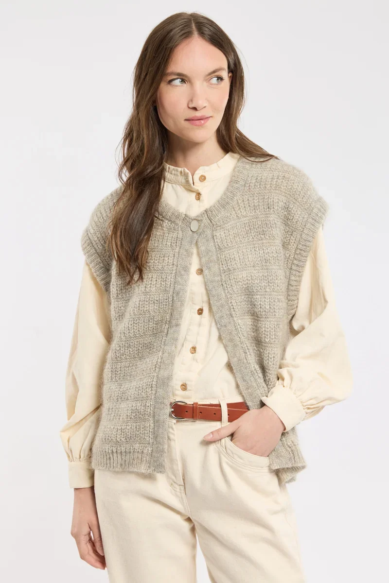 Efficient Gilet sans manches Ysée – mohair Proven
