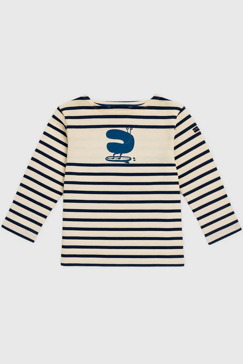 Modern Kids Breton striped shirt – cotton Stylish