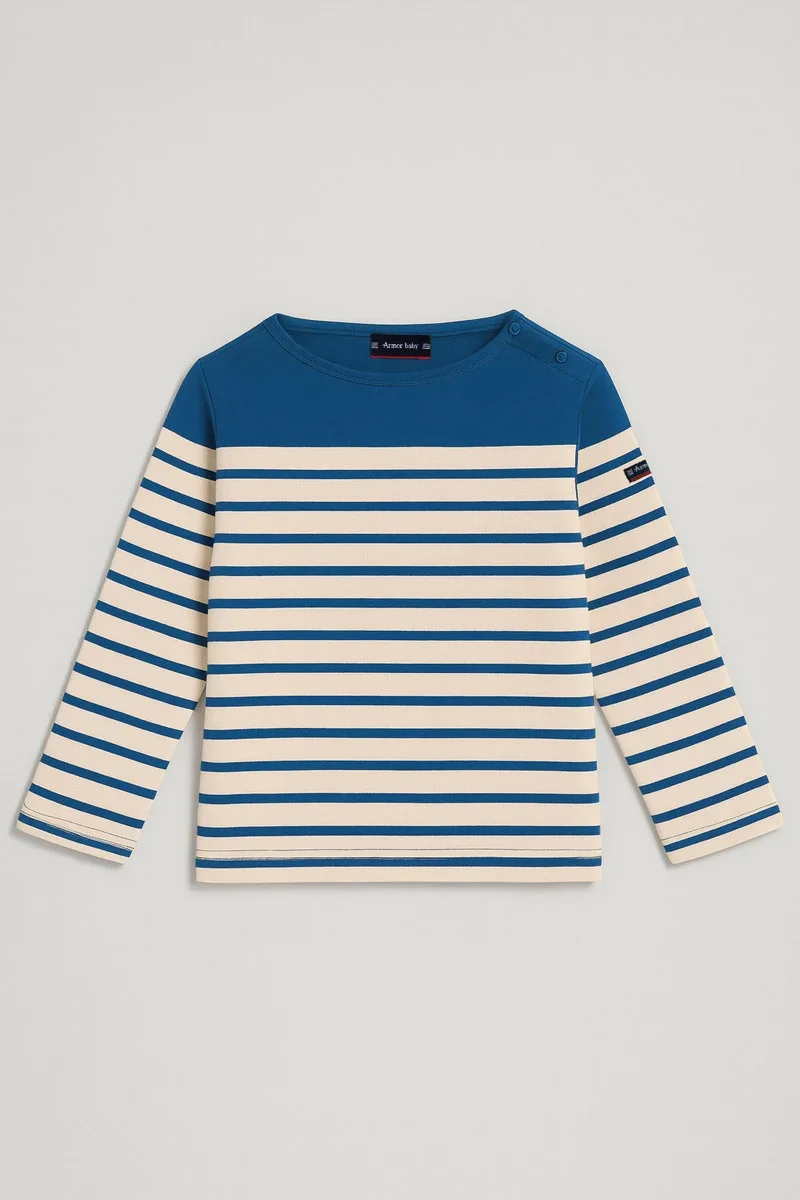 Sophisticated Baby Breton striped shirt – cotton Relaxed