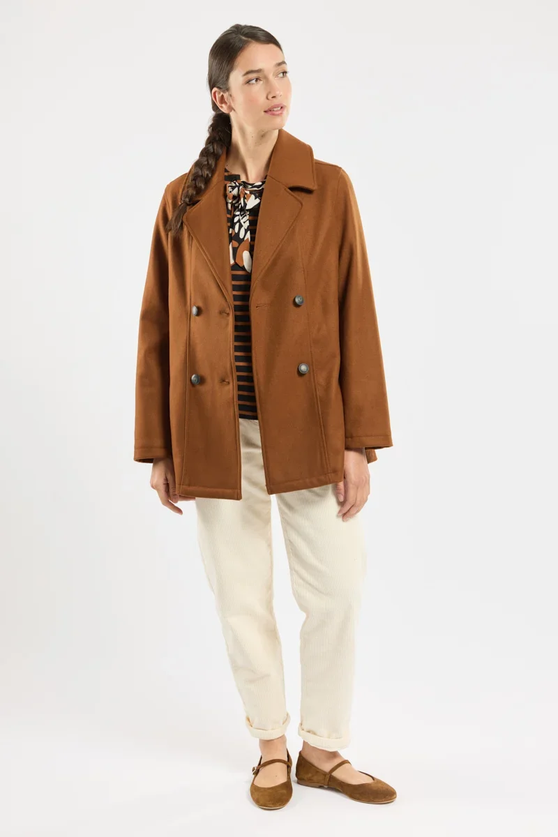 Proven Deauville pea coat – wool Soft