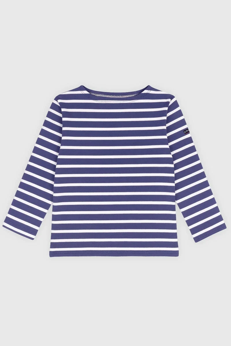 Certified Kids’ Breton striped shirt – thick cotton Innovative