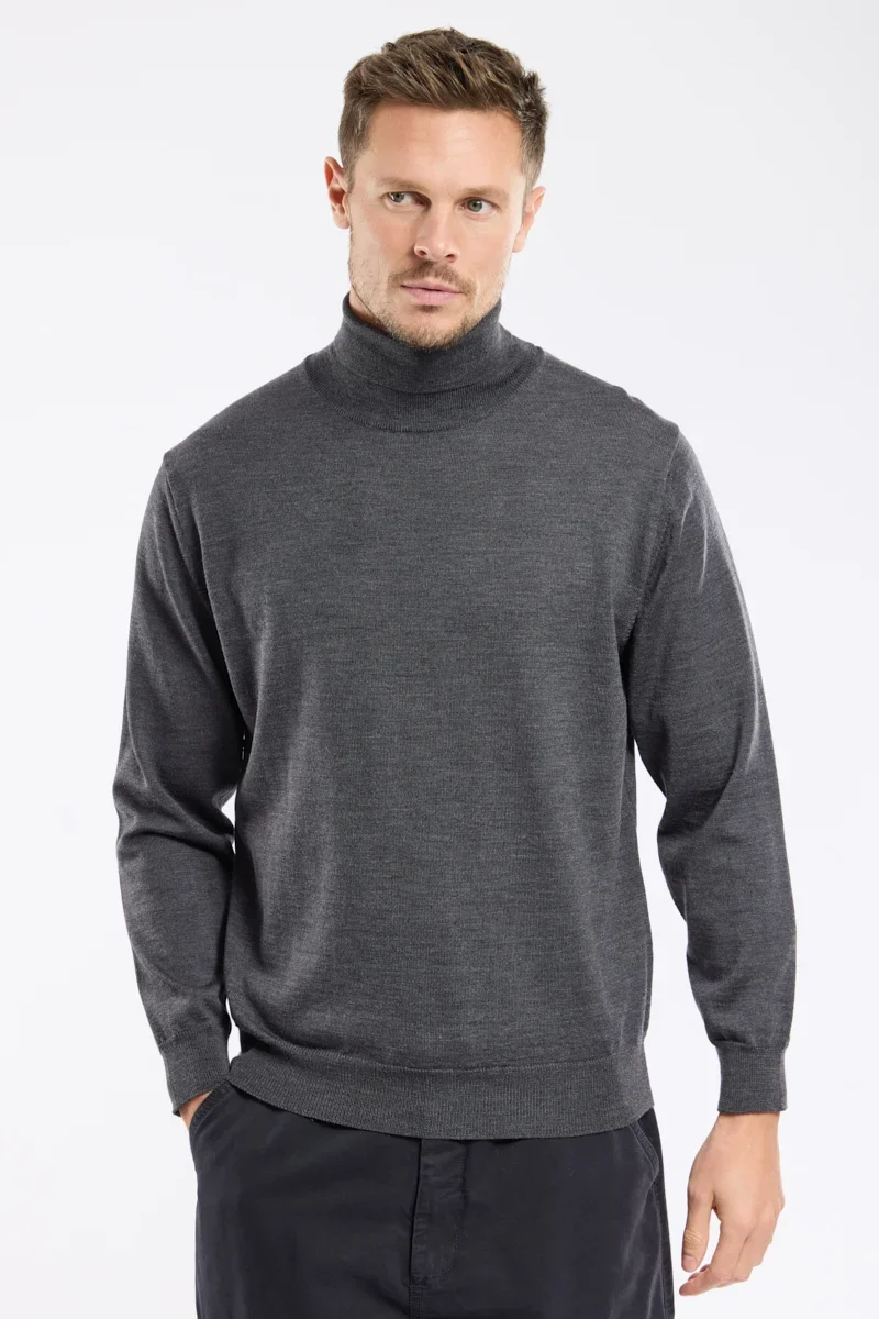 Practical Turtle-neck jumper – wool Advanced