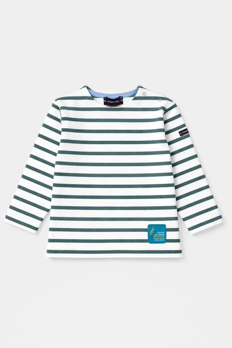 Casual Breton striped shirt Baby – thick cotton Dependable