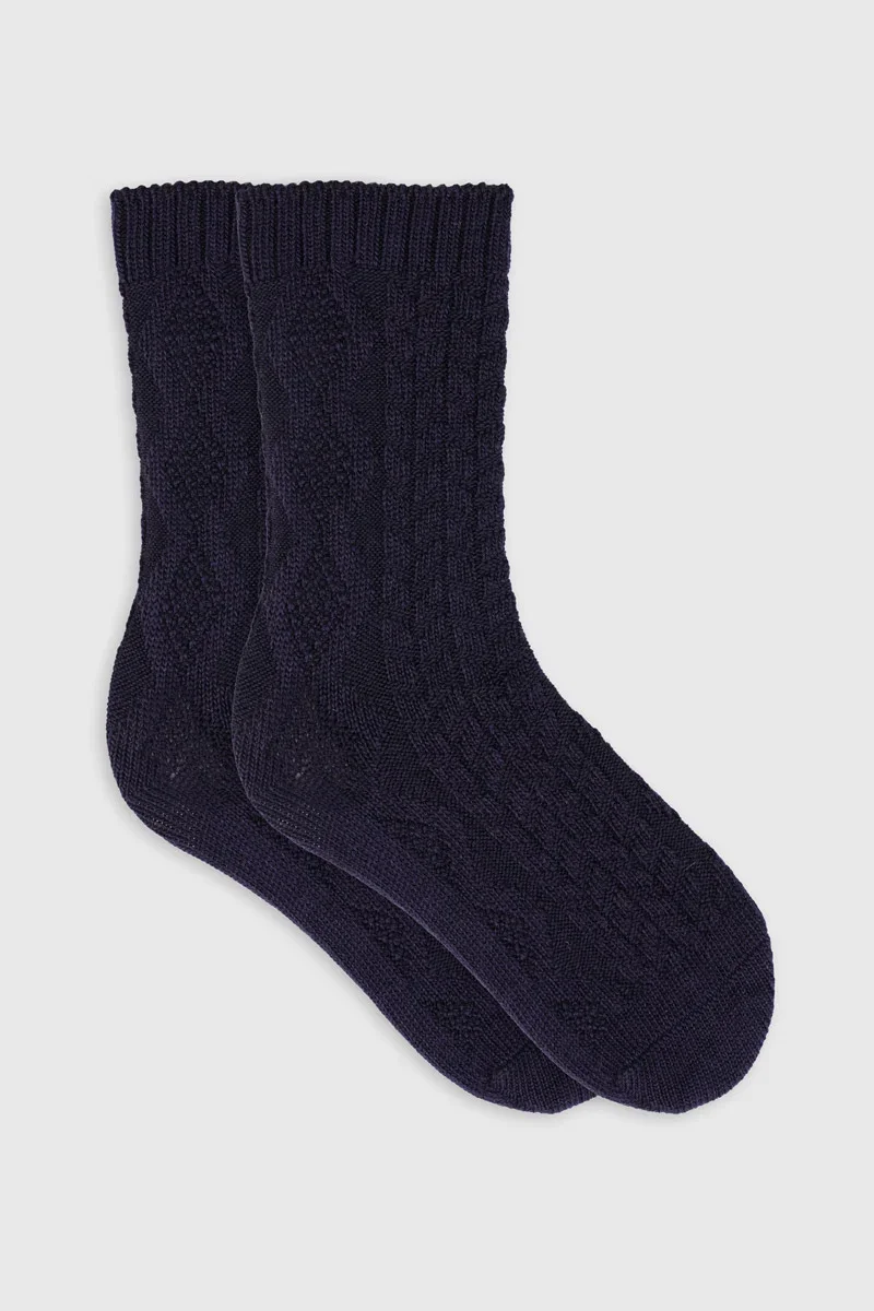 Optimized Plain socks – wool Healthy