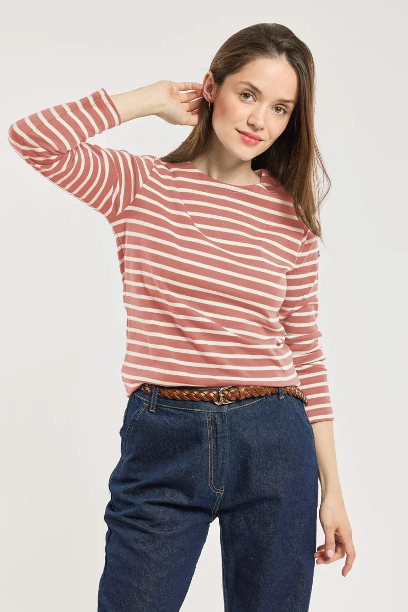 Solid ‘Lesconil” Breton shirt – thick cotton Consistent