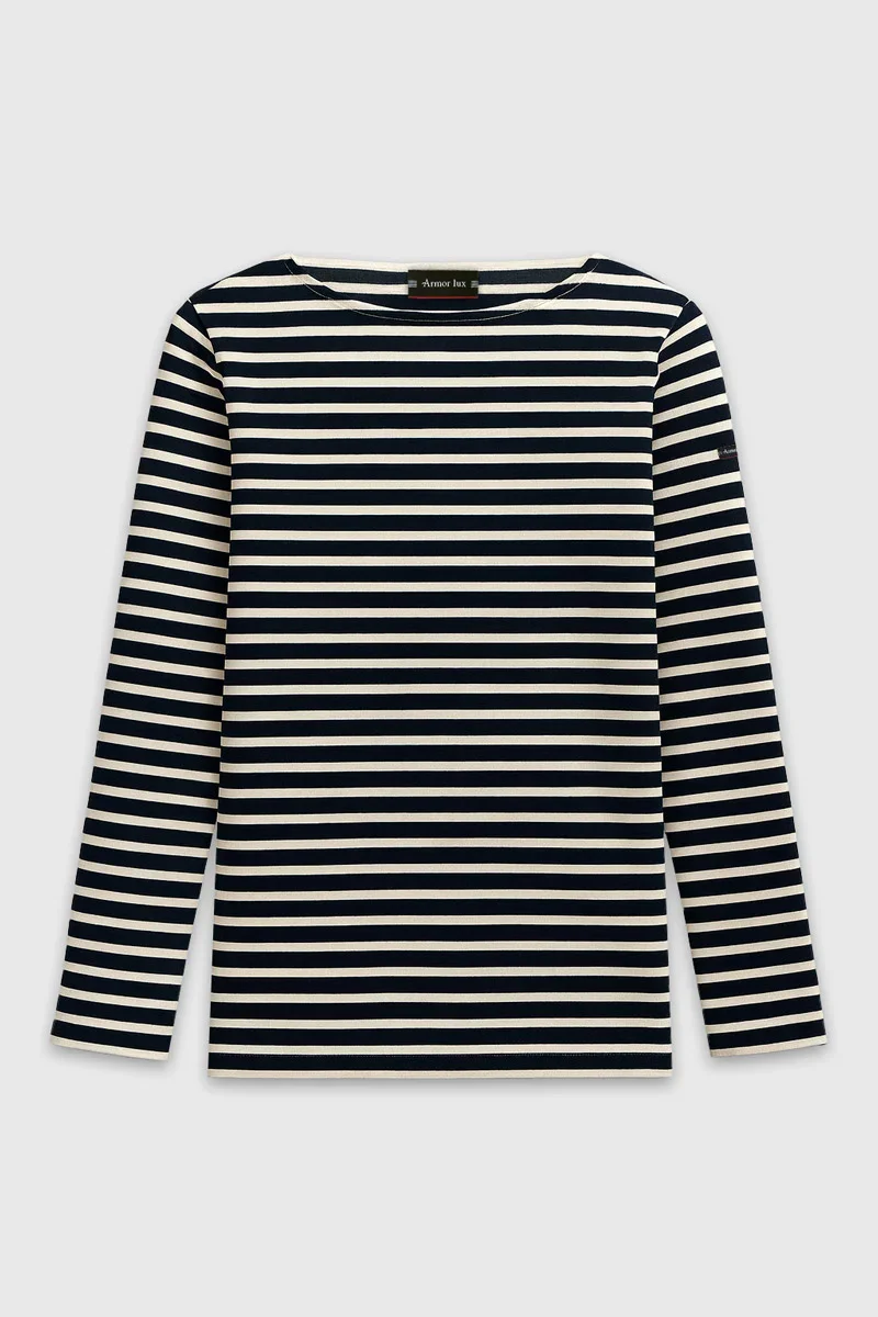 Excellent Breton striped shirt – interlock cotton Casual