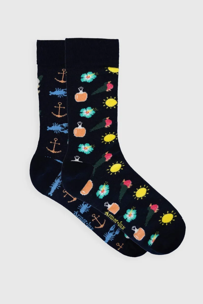 Smooth Mismatched socks – cotton Solid