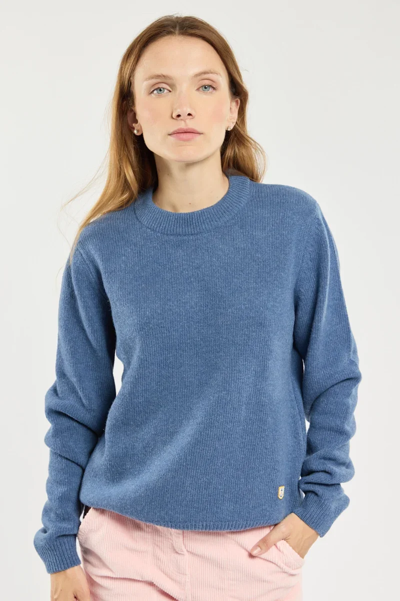 Fine Héritage cropped sweater – wool Organic