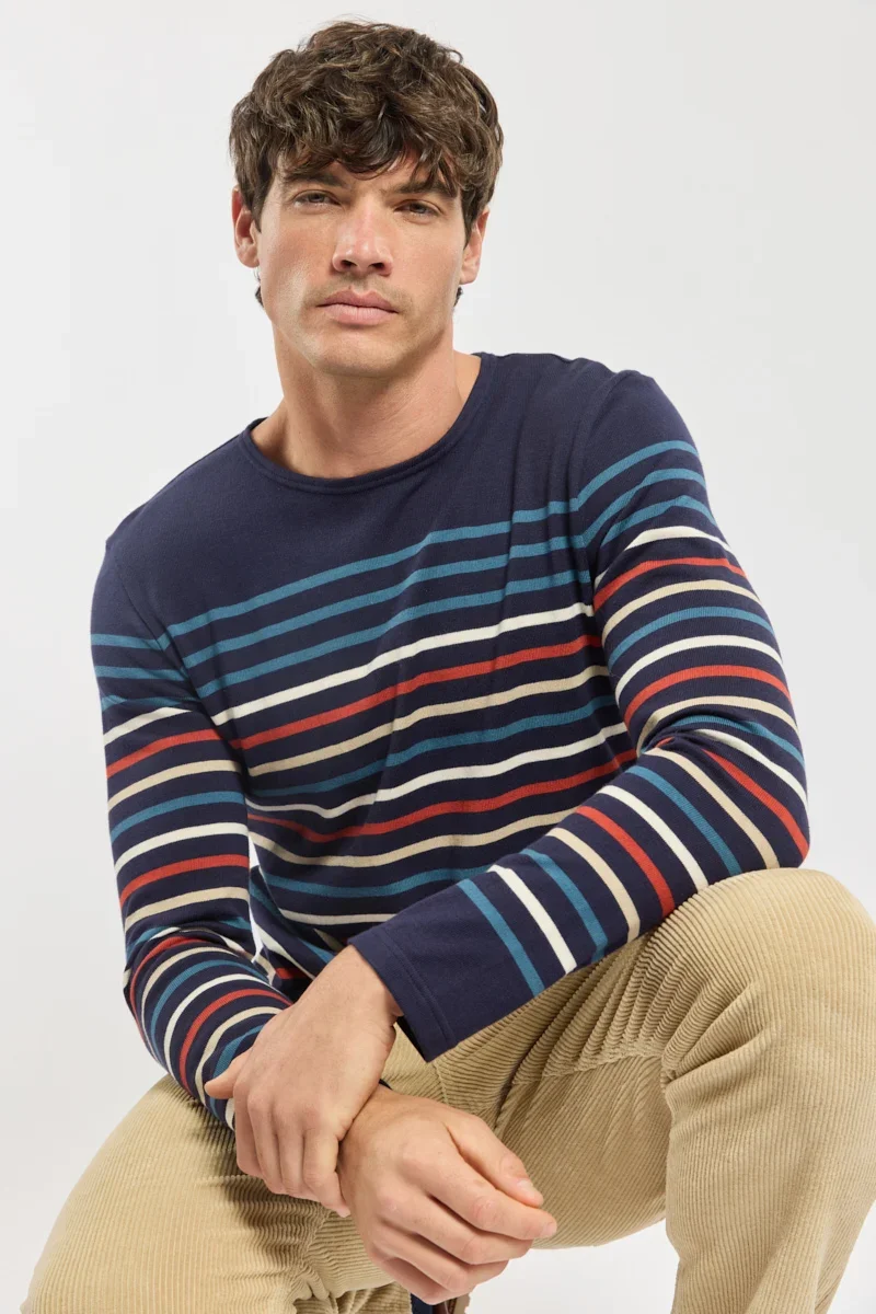 High-Performance Placed stripes Deauville striped top – heavy cotton Expertly Made