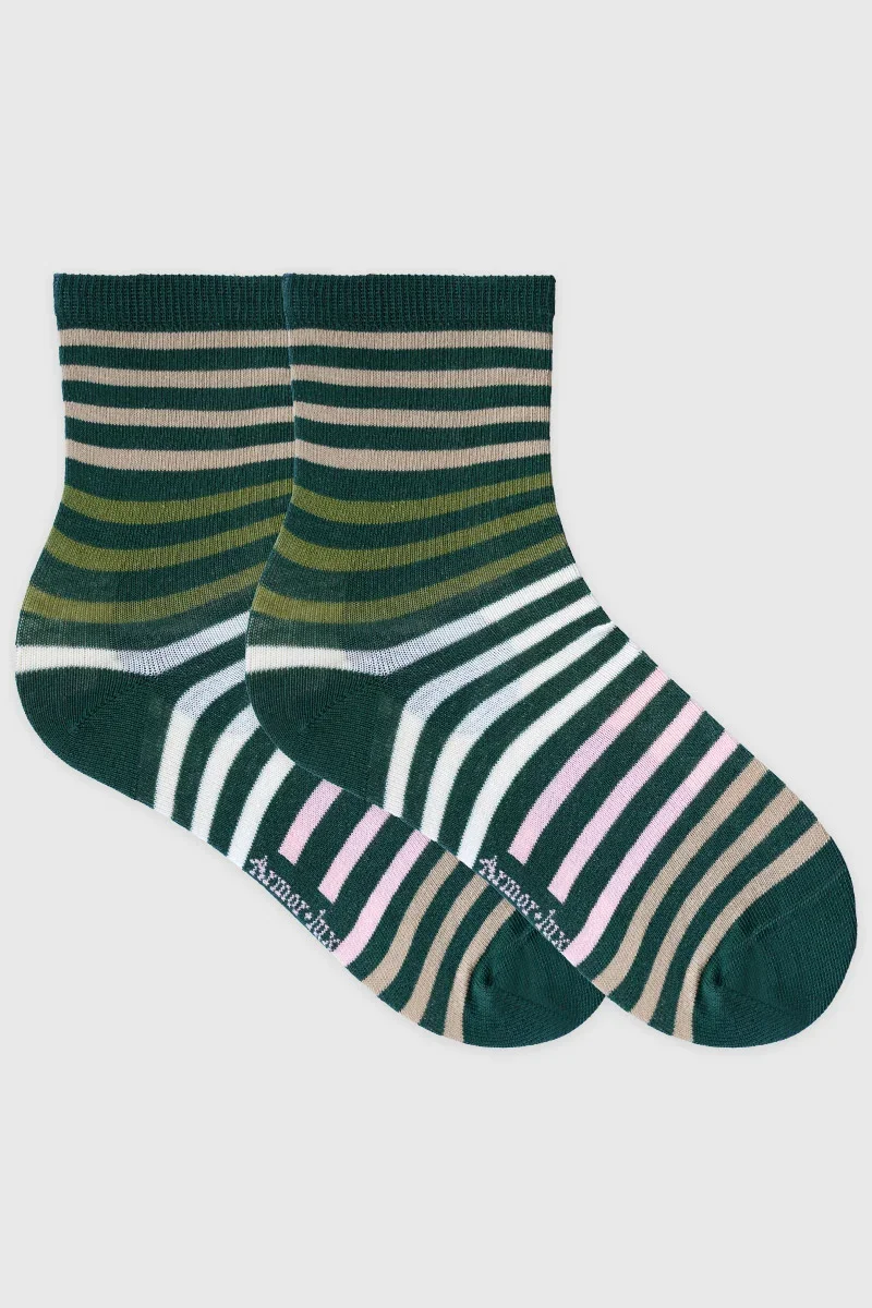 Lightweight Striped socks – cotton Elite