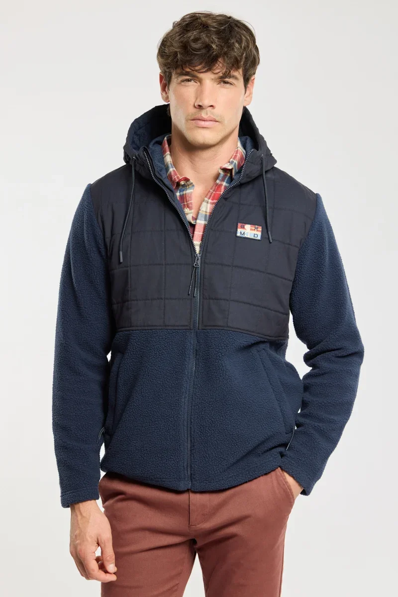 Selected PESCARA Fleece Jacket Relaxed