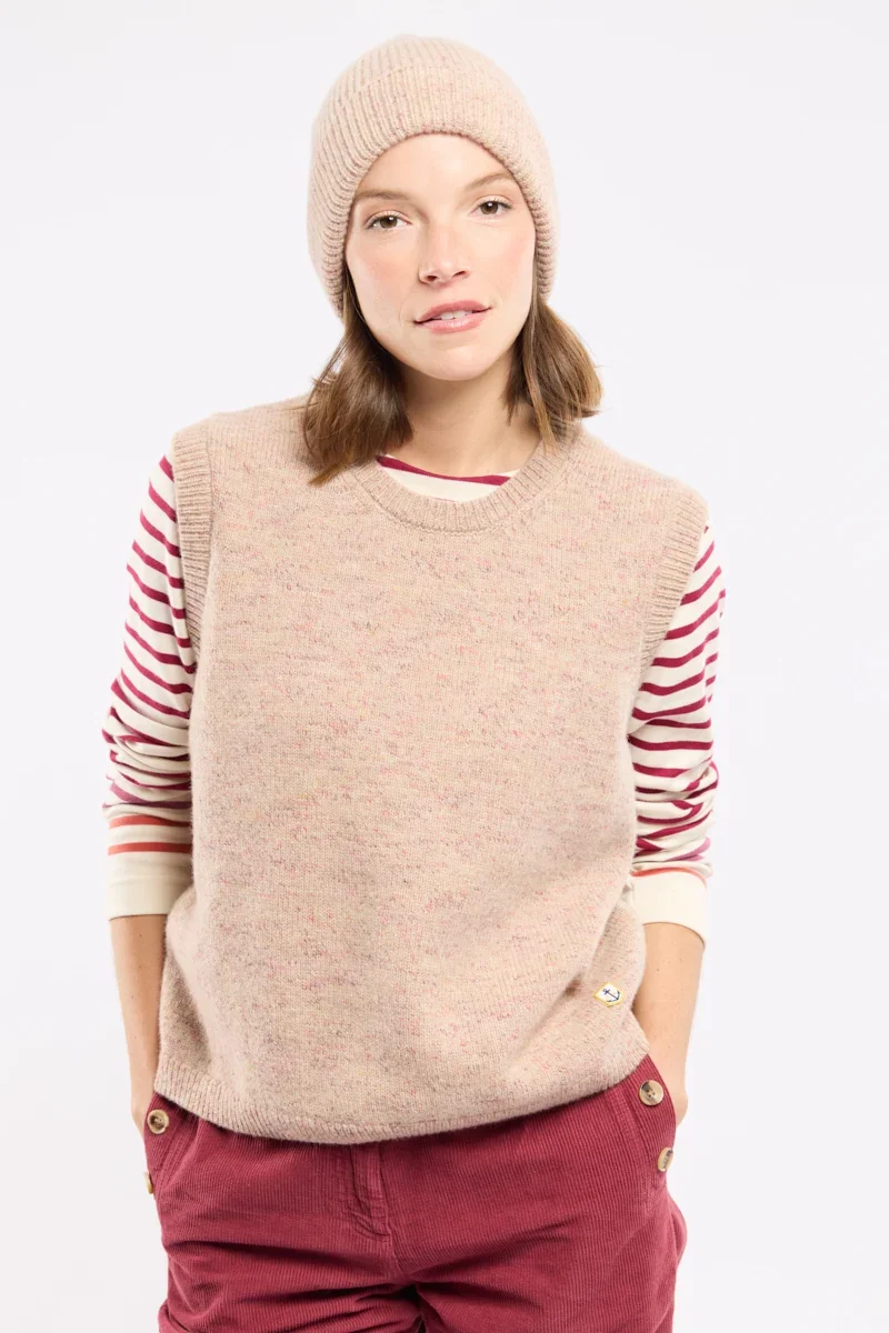 Artisan Héritage sleeveless sweater – wool Green