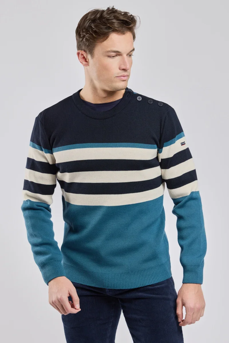 First-Class Colour block sailor sweater Smart