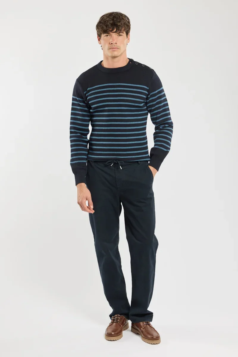 Minimalist Side elasticated waist trousers Versatile
