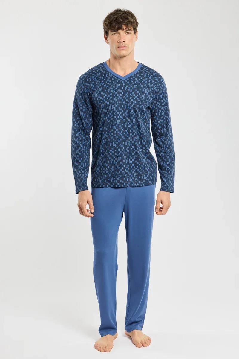 Specialty V-neck pyjamas – cotton Expertly Made