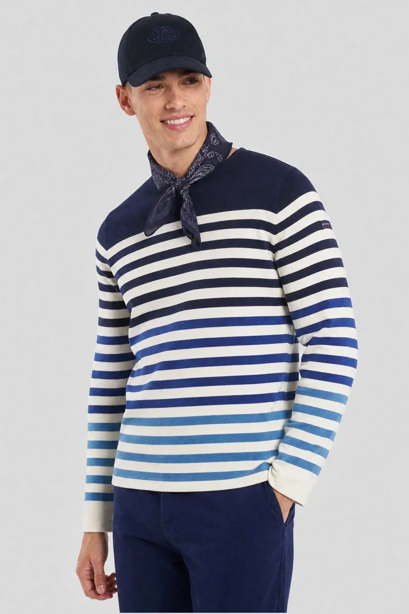 Casual Striped top – thick cotton Comfortable
