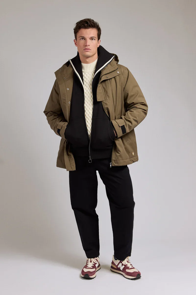Artisan Héritage hooded parka Classic