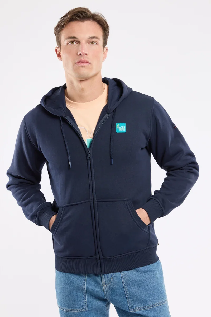 Carefully Designed Sweat zippé sérigraphié – Route du Rhum – Destination Guadeloupe Official