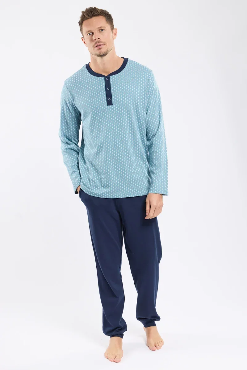 Crafted Pyjama jogging micromotifs – coton épais Efficient