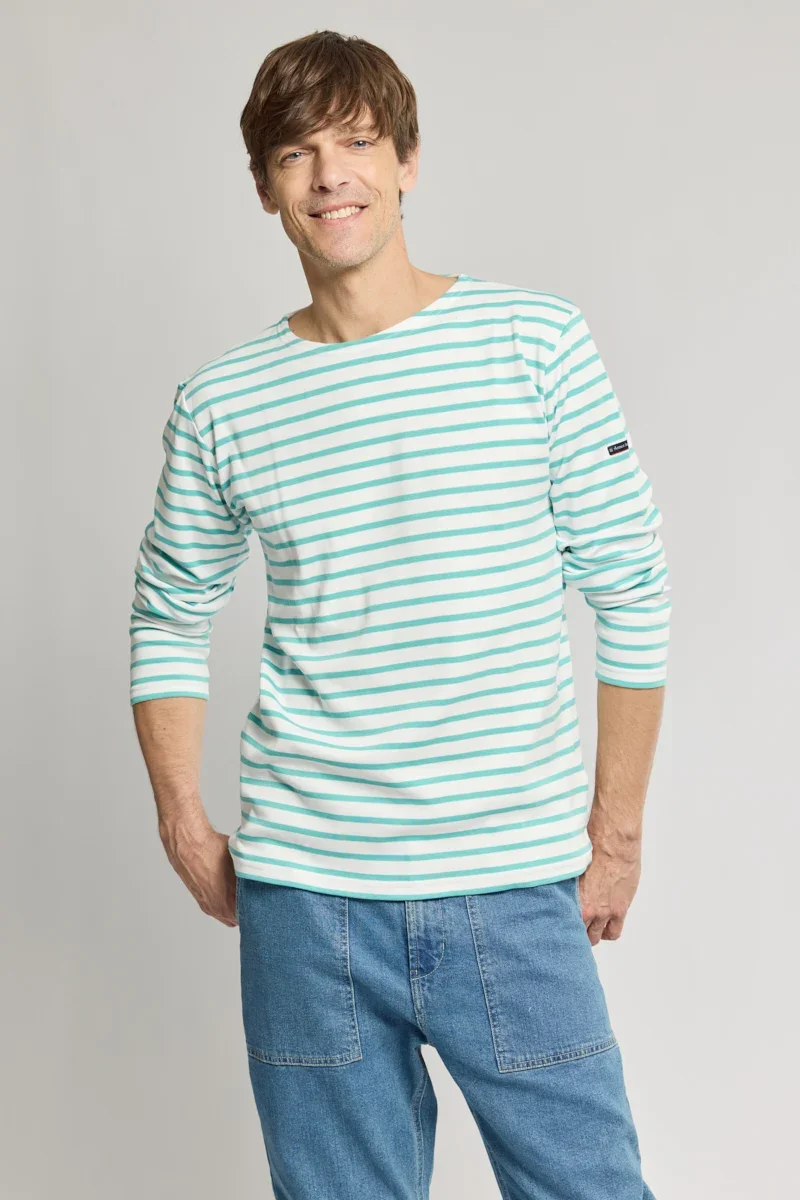 Detailed Marinière – coton épais Convenient