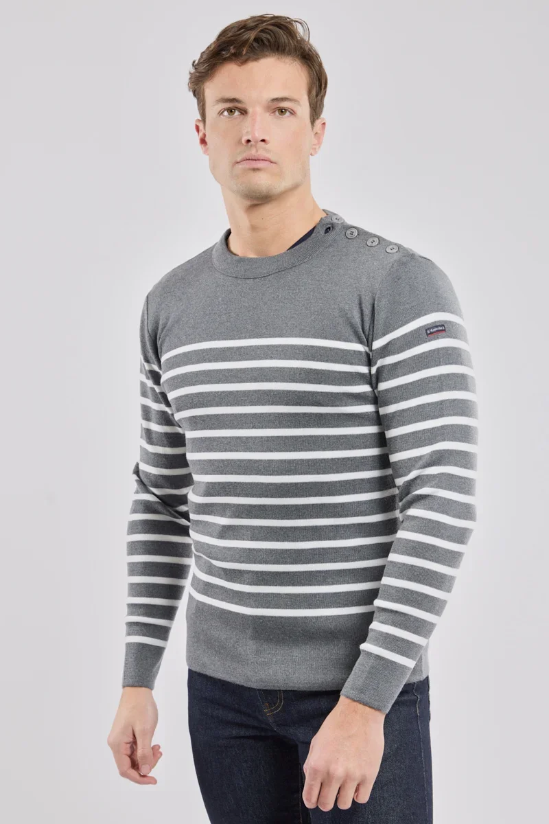 Elite Pull marin Goulenez – laine mérinos Natural