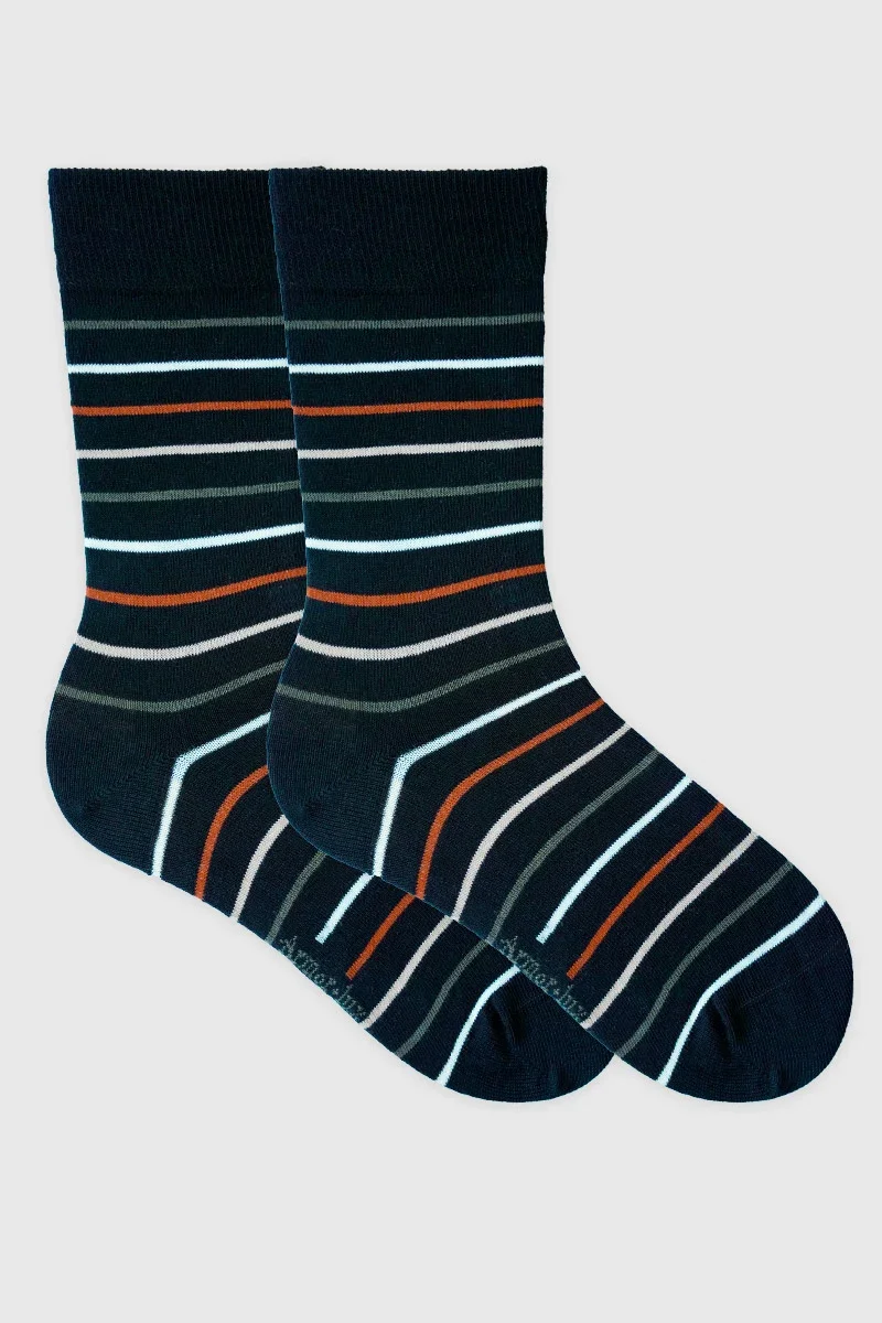 Trusted Chaussettes rayées – coton Traditional