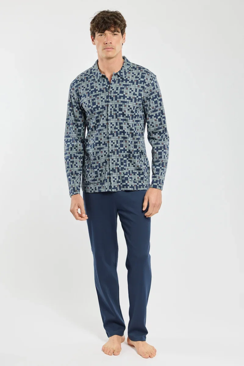 Organic Pyjama droit ouvet – coton Breathable