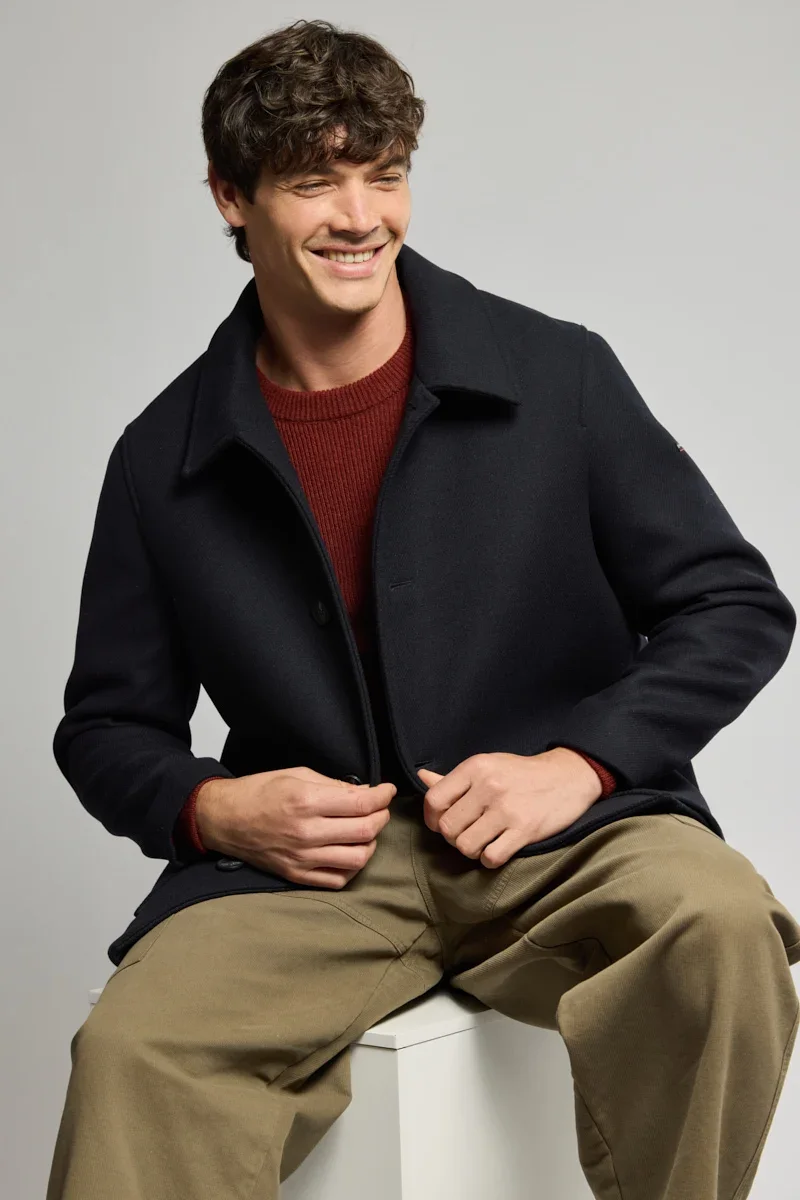 Breathable Manteau lainage – drap de laine High-Grade