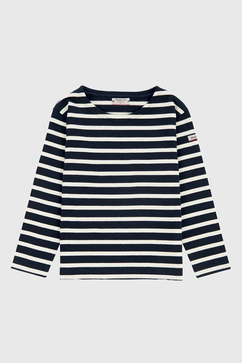 Elite Breton striped shirt Kids – rustic jersey fairtrade cotton Trusted