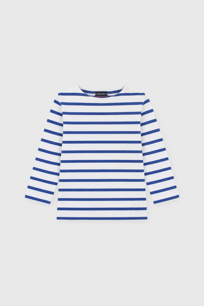 Quality Baby’s Breton striped shirt – interlock cotton Durable