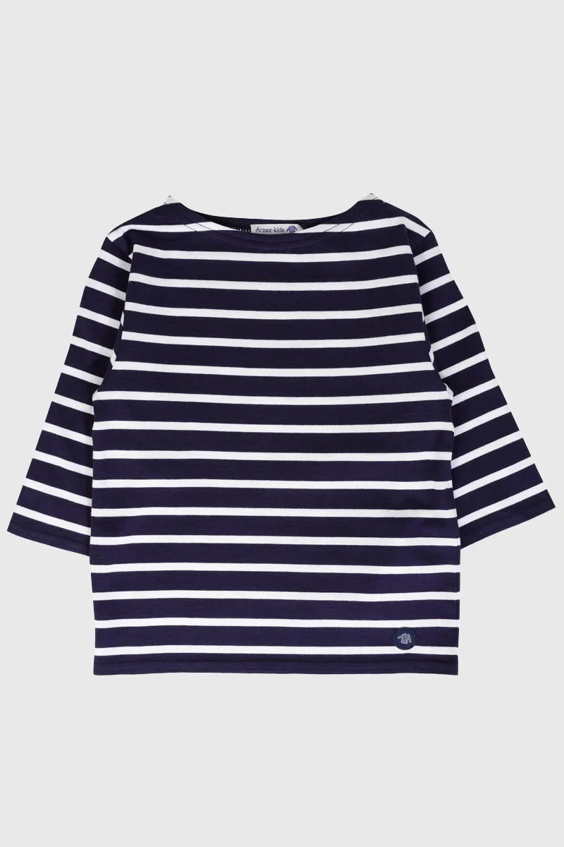 Easy-to-Use Breton striped shirt Kids – light cotton High-Grade