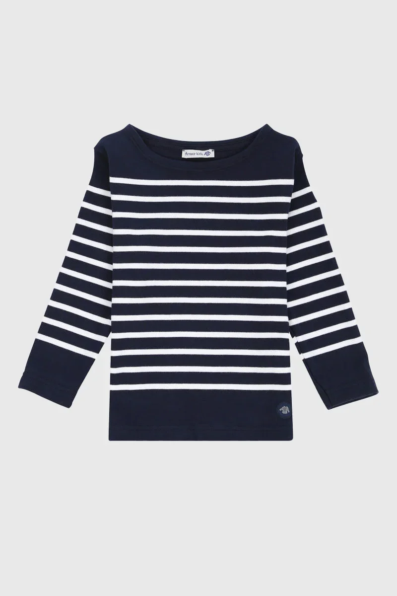 Eco-Friendly Breton striped shirt Kids – interlock cotton Dependable