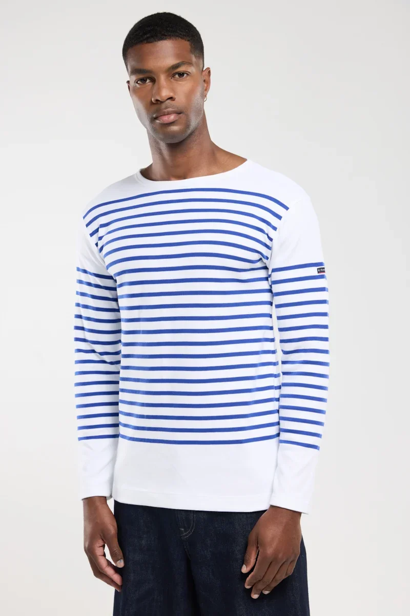Smooth Amiral Long sleeve Breton striped shirt – cotton Certified