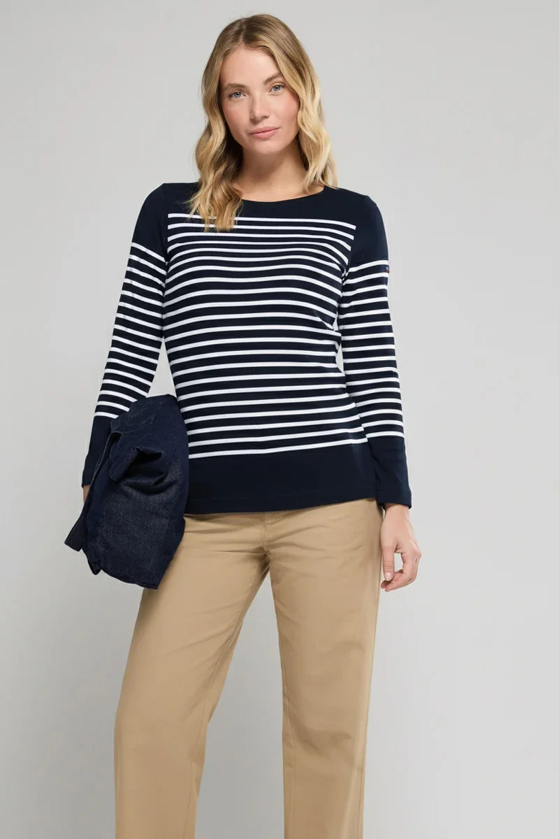 Sustainable Amiral Long-sleeve Breton striped shirt Quality