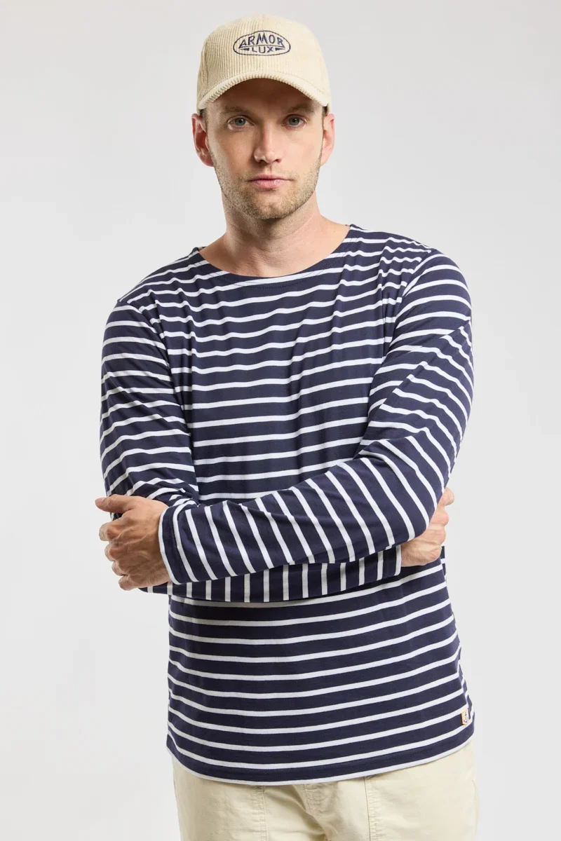 Comfortable Breton striped shirt – jersey cotton Sophisticated
